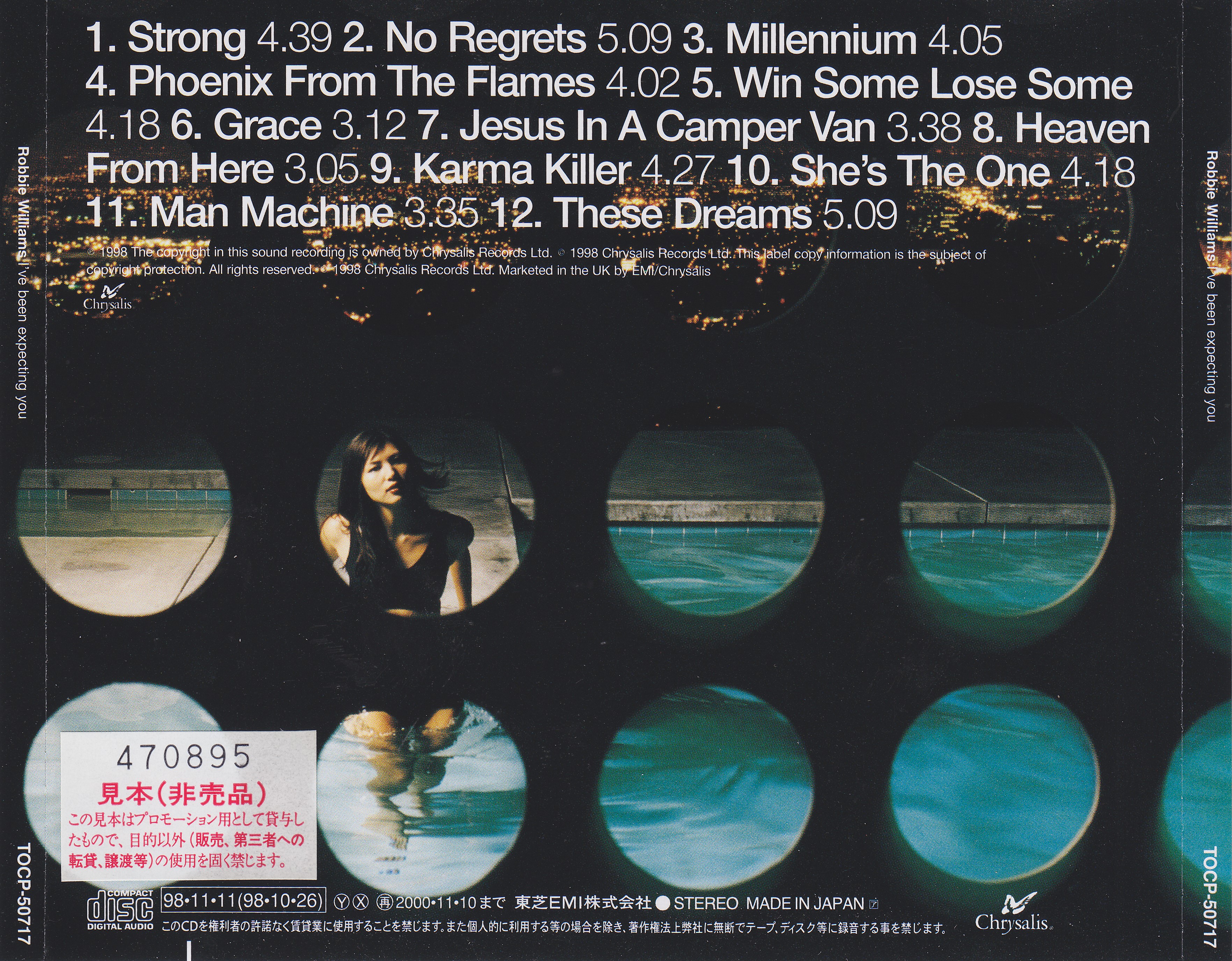 Robbie Williams  Ive Been Expecting You : Back JPN